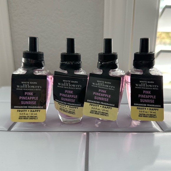 4 Pink Pineapple Sunrise Wallflower Refills - Picture 4 of 4